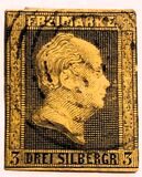 [King Friedrich Wilhelm IV - Hatched Background, Engraved, tip A6]