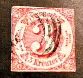 [Colored Print on White paper - Rouletted Perforation, type B13]