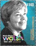 [The 10th Anniversary of the Death of Maria Elena Walsh, 1930-2011, प्रकार EEL]