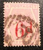 [Reina Victoria. Sobrecargados en rojo., tipo AK1]