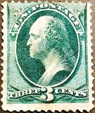 [George Washington - White Wove Paper, type AH]