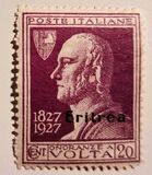 [The 100th Anniversary of the Death of Alessandro Volta - Italian Not Issued Stamps Overprinted "Eritrea", type AH]