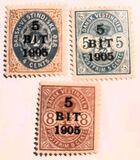 [Overprinted "5 BIT 1905", տեսակ K]