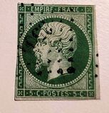 [Emperor Napoléon III - Inscription: "EMPIRE FRANC", प्रकार C1]