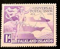 [The 75th Anniversary of UPU, type AL]