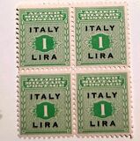 [Allied Military Postage Overprinted "ITALY" and Value, type A5]