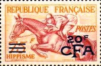 [Stamps of France Surcharged, प्रकार CN4]