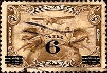 [Airmail - No. 121 Surcharged, Tipi BW]