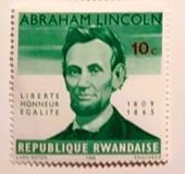 [The 100th Anniversary of the Death of Abraham Lincoln, 1809-1965, Typ AD]