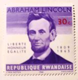 [The 100th Anniversary of the Death of Abraham Lincoln, 1809-1965, Typ AD2]