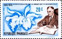 [The 25th Anniversary of the Death of Franklin D. Roosevelt, 1882-1945, type JP]