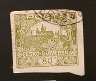 [Definitives - "ČESKO-SLOVENSKÁ" Above Value, type H3]