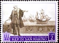[The 500th Anniversary of the Birth of Christopher Columbus, 1451-1506, Tipi FV]