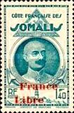 [Gouverneur Lagarde Stamps of 1938-1940 Overprinted "France Libre" in Red or Black, type BE18]