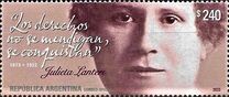 [Rights are Not Begged, they are Conguered - Julieta Lanteri, 1873-1932, type EGZ]