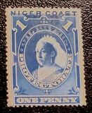[Widow Queen Victoria - Inscription NIGER COAST PROTECTORATE", type B]