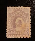 [Widow Queen Victoria - Inscription NIGER COAST PROTECTORATE", type E]