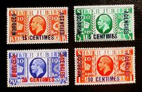 [Great Britain Postage Stamps Overprinted & Surcharged, type E]