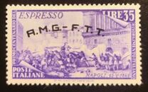 [Express Stamp - The 100th Anniversary of the 1848 Uprisings - Italy Postage Stamp Overprinted "A.M.G.- F.T.T.", type E12]