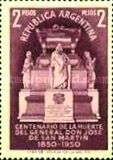 [The 100th Anniversary of the Death of San Martin, 1850-1950, タイプ LM]