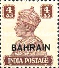 [Postage Stamps of India Overprinted "BAHRAIN", type D9]