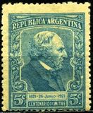 [The 100th Anniversary of the Birth of Bartolome Mitre, 1821-1906, Tüüp CQ1]