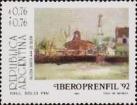[Iberia-Latin America Philatelic Literature Exhibition "IBEROPREFIL '92" - Buenos Aires - Paintings by Raul Soldi, type BSW]