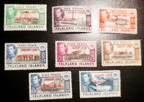 [Falkland Islands Postage Stamps Overprinted "GRAHAM LAND DEPENDENCY OF.", type A]