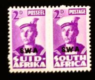 [South Africa Postage Stamps Overprinted "SWA", Scrivi BB12]