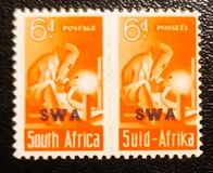 [South Africa Postage Stamps Overprinted "SWA", Scrivi BB18]