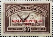 [The Second South American Route of the Graf Zeppelin Airship - Overprinted "GRAF - ZEPPELIN - 1932", type DQ2]