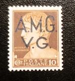 [Italian Postage Stamps Overprinted "A.M.G.V.G." - Allied Military Governemnt Venezia Guilia, type A]