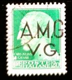 [Italian Postage Stamps Overprinted "A.M.G.V.G." - Allied Military Governemnt Venezia Guilia, type A3]