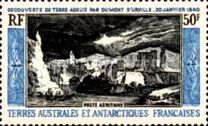 [Airmail - Discovery of Adelie Land, 1840, type Y]