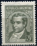 [Personajes. El sello 421 lleva la leyenda "Juan Martín Güemes" mientras que los 420, 422 y 423 llevan "Martín Güemes"., tipo EG]