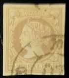 [Queen Isabella II - Colored Paper, tegund O5]
