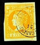 [Queen Isabella II - Colored Paper, tegund O1]