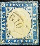 [King Victor Emmanuel II - This Issue Vary Greatly in Colour, tegund D9]