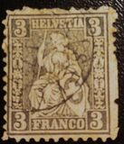[Helvetia - New Design - Value in Corners - White Paper, type K1]