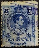 [King Alfonso XIII - Blue Control Numbers on Backside, 類型 BG5]