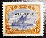 [No. 54 Surcharged "TWO PENCE", type G]