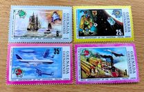 [The 100th Anniversary of U.P.U. - Issues of 1974 of Grenada, but inscribed "GRENADA GRENADINES", tipas Z]