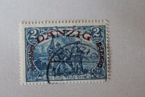 [German Empire Stamps Overprinted "Danzig", Scrivi M]