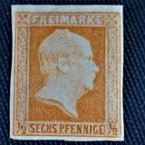 [King Friedrich Wilhelm IV - Hatched Background. New Value, タイプ A15]