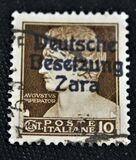[Italy Postage Stamps of 1929, 1930 & 1942 Overprinted "Deutsche Besetzung Zara", type A1]