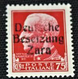 [Italy Postage Stamps of 1929, 1930 & 1942 Overprinted "Deutsche Besetzung Zara", type A7]