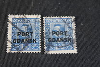 [Polish Postage Stamp Overprinted "PORT GDAŃSK", type G]