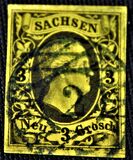 [King Friedrich August II - Colored Paper, type C4]