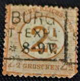 [Definitives - Stamps of 1872 Overprinted, 类型 E]