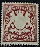 [Coat of Arms - Value in "PFENNIG", tegund D35]
